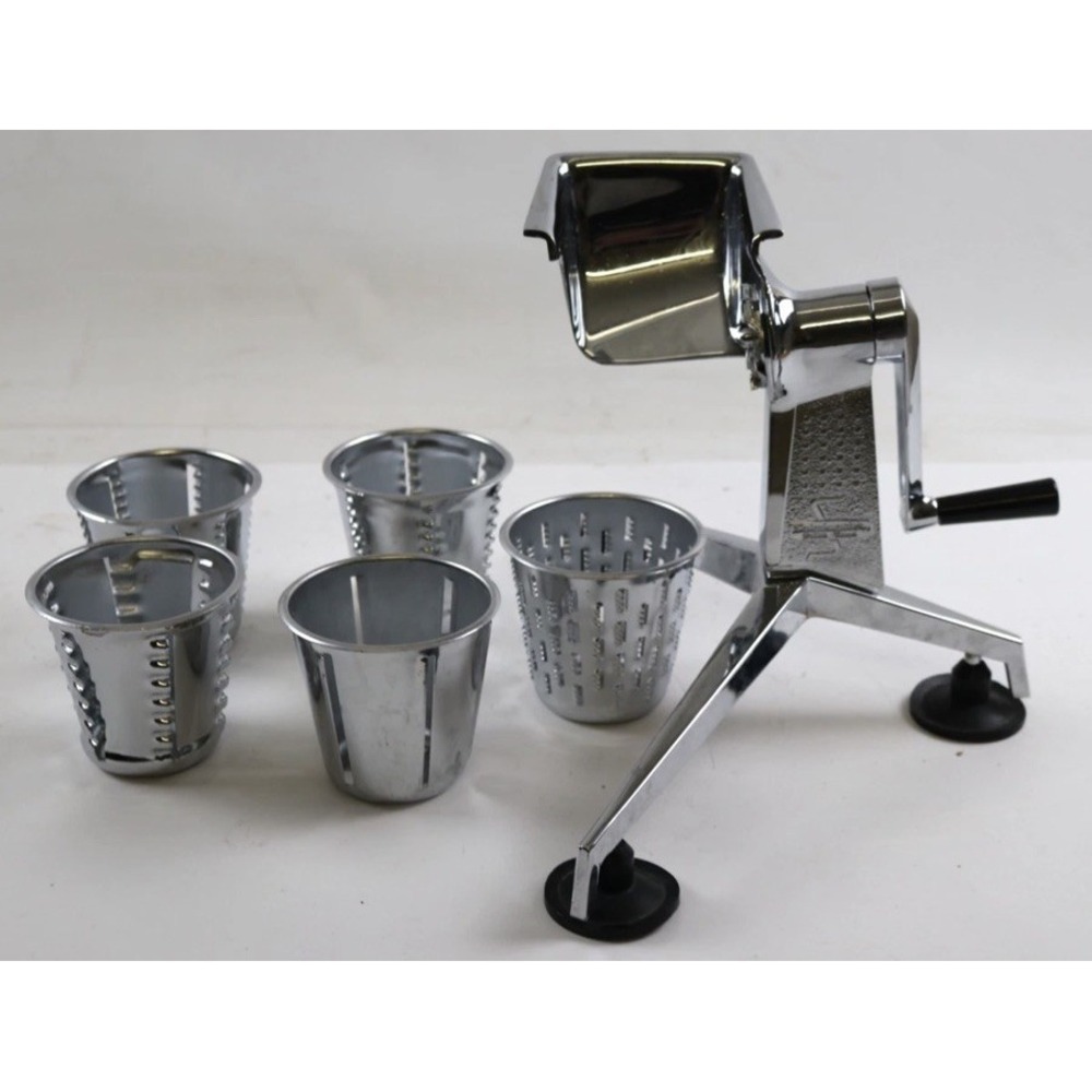 Saladmaster Deluxe Five Star Food Processor Chopper Shredder Slicer 5 Cones